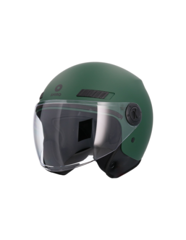 Shiro - Casco jet Kioto verde matt M