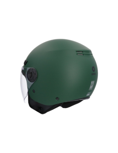Shiro - Casco jet Kioto verde matt XL