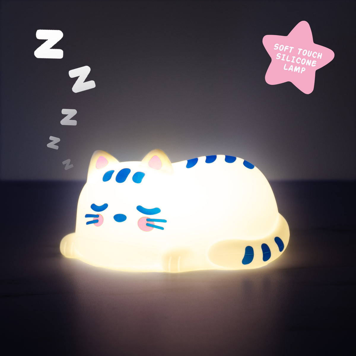 MAGS Cat Nap Lamp with Sound – Lampada LED Gatto con Suono Rilassante
