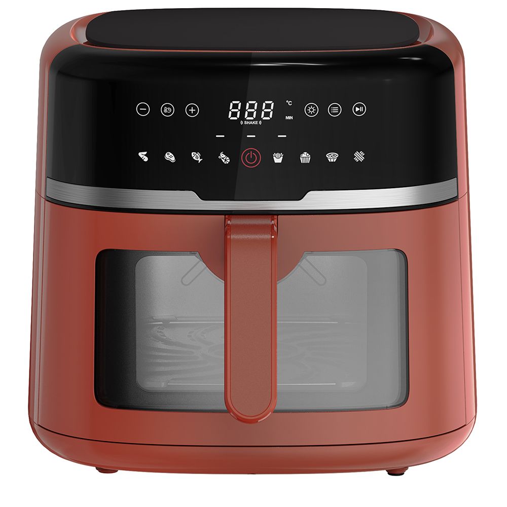 TOGNANA Friggitrice ad Aria 8,3 L Rosso Mela Plastica-Acciaio Rosso