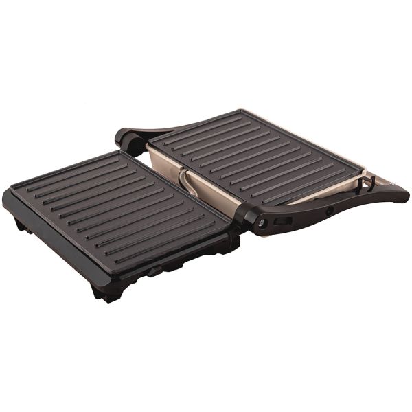 TOGNANA Tostiera - Mini Grill Champagne Bakelite-Acciaio Beige