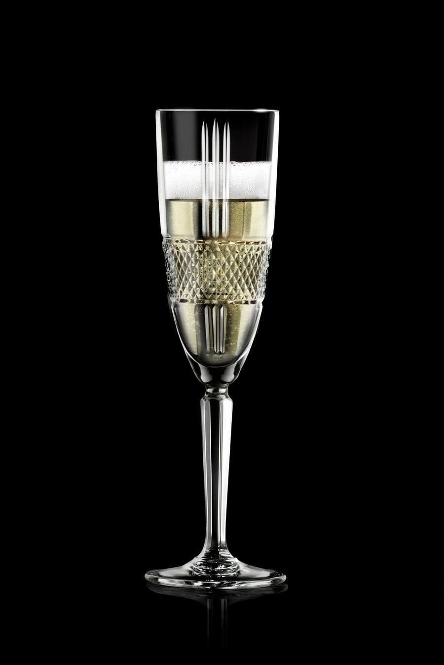 RCR Set 6 Calice Flute Brillante Cl 19