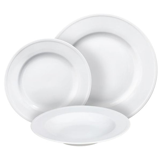 TOGNANA Servizio piatti 18 pezzi Milano Bianco