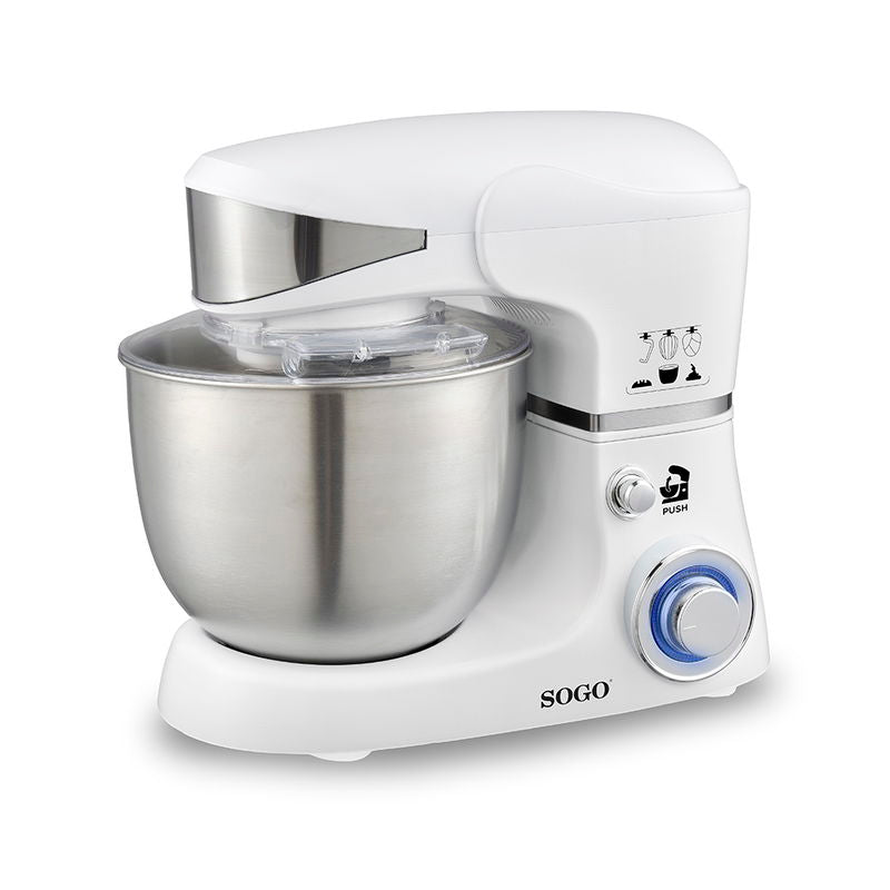 SOGO Impastatrice e frullatore 3-in-1 - ciotola girevole 6l - 1200w