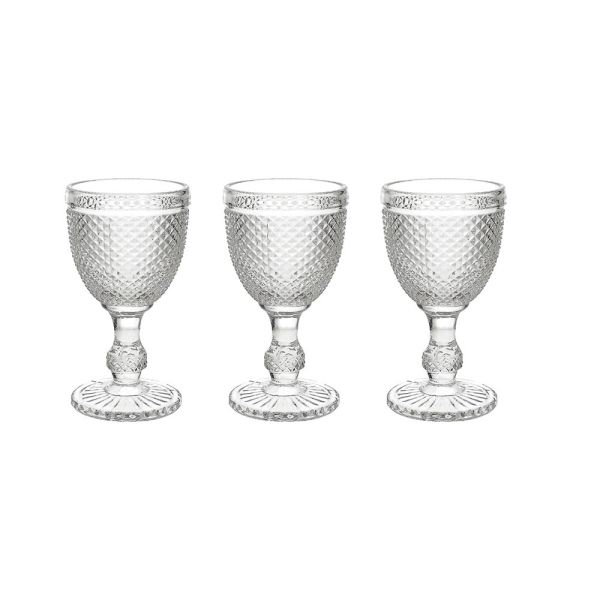 TOGNANA Set 3 calici traspar. cc 280 Diamante