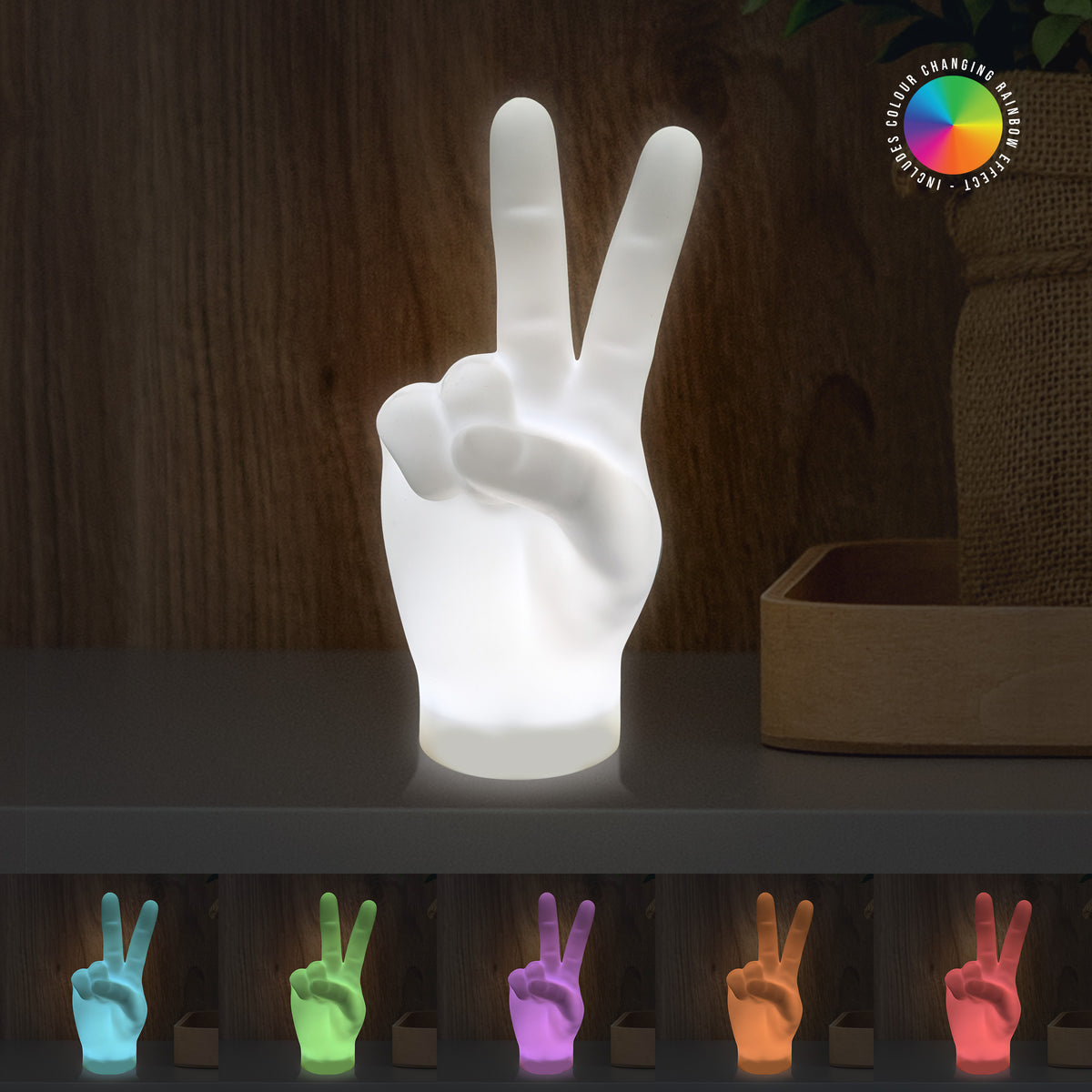 MAGS Peace Hand Lamp – Lampada LED Mano della Pace