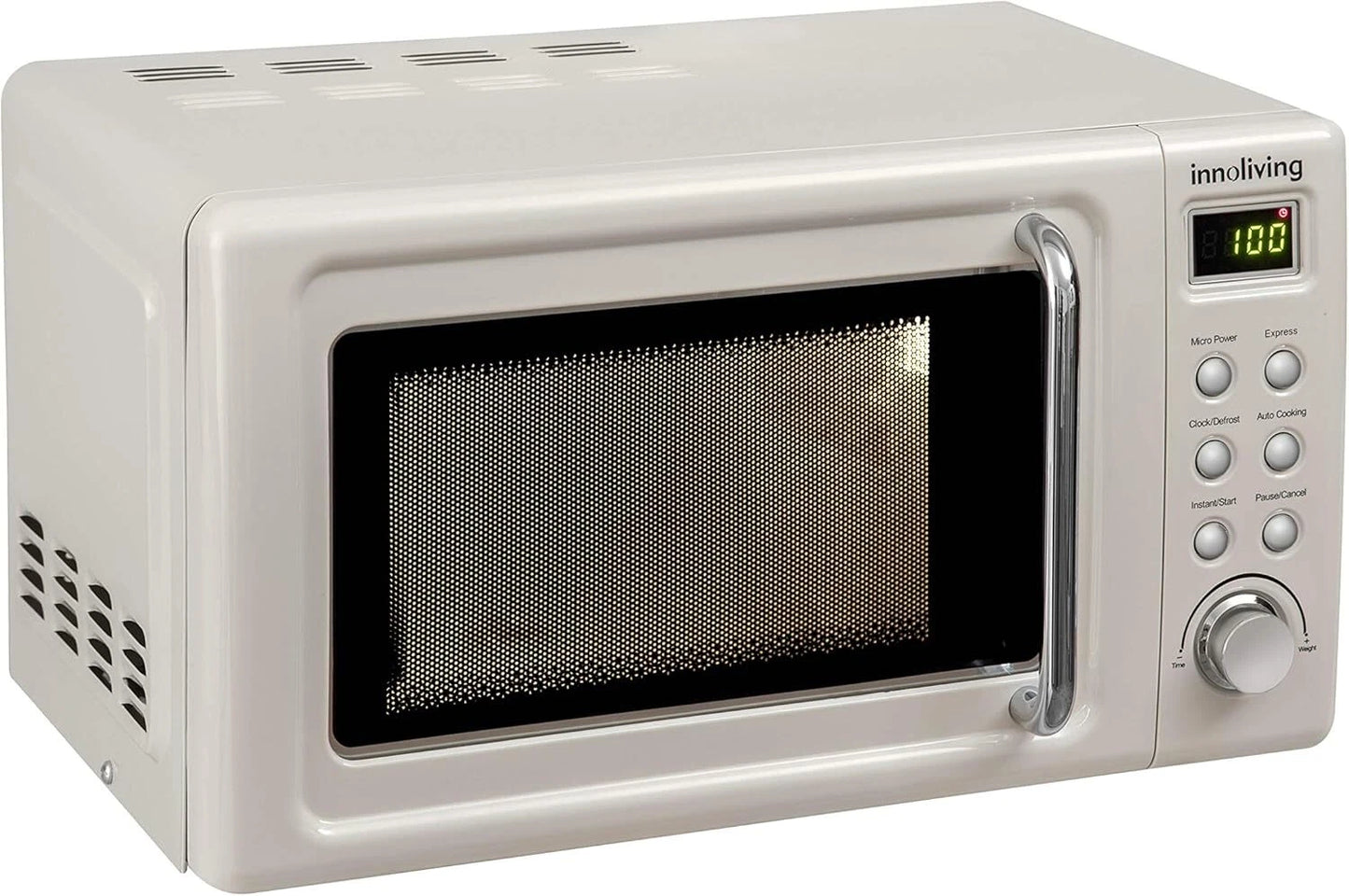 Innoliving  Forno a microonde vintage beige