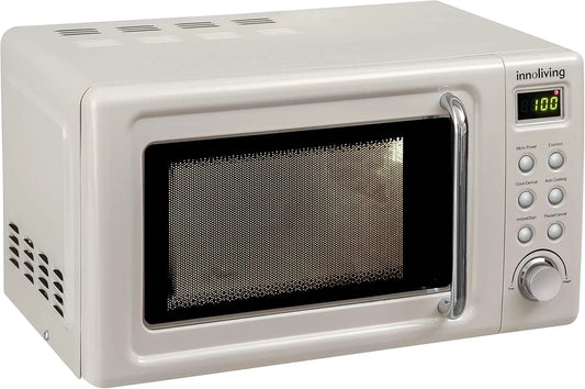 Innoliving  Forno a microonde vintage beige