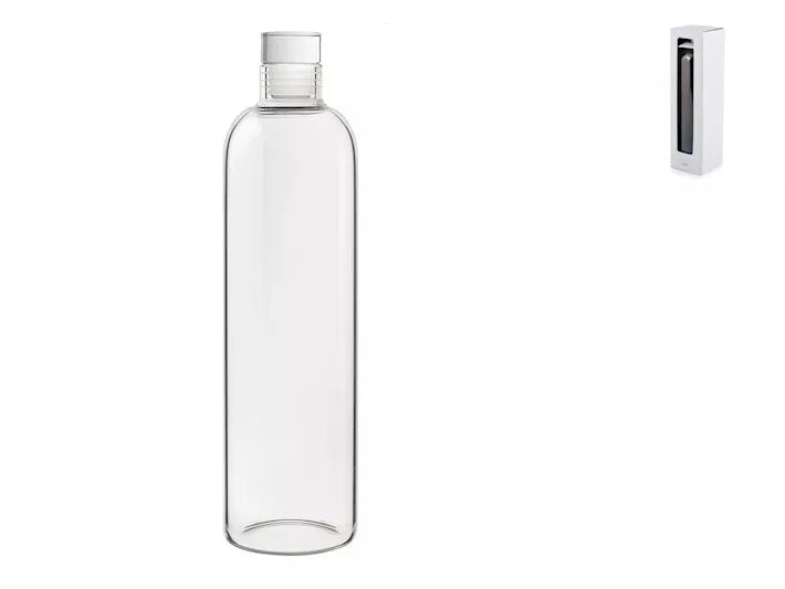 Bottiglia in vetro borosilicato trasparente LT 1,0H&H