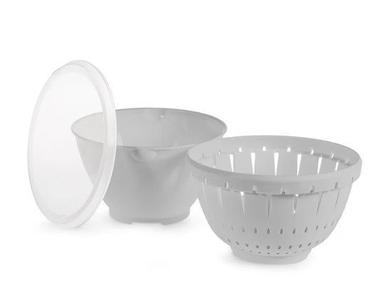 Contenitore colatutto in polipropilene con coperchio grigio cm18H&H
