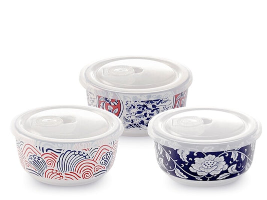 singolo contenitore sakura con coperchio 15x8 cmH&H