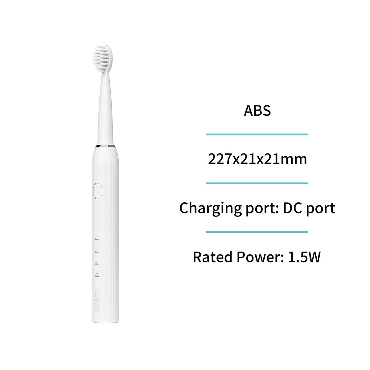 Spazzolino Elettrico Smart ST5139 Ricaricabile 500 mAh con 2 Testine – Bianco