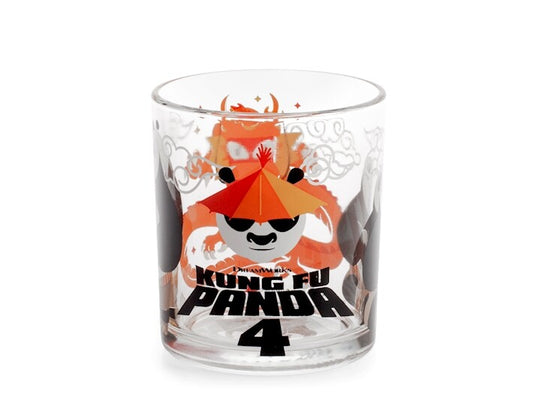 set 2 bicchieri in vetro Kung Fu Panda 25 clH&H