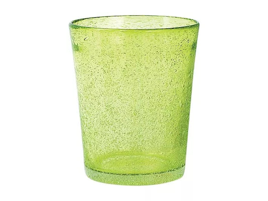 Confezione 6 Bicchieri bibita giada in vetro verde cl 46H&H