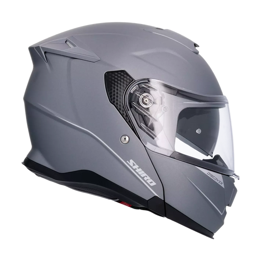 Shiro - Casco modulare Discover titanio matt M