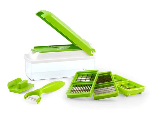 Affetta tutto slicer set pro 13 pezzi in plastica con contenitoreH&H