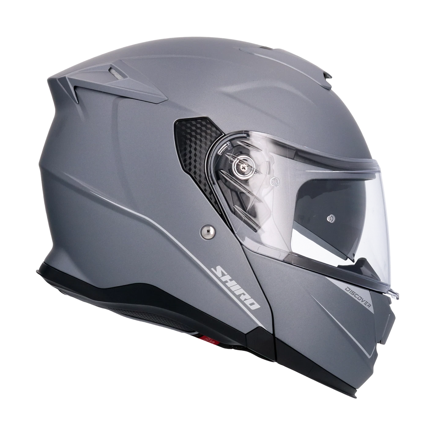Shiro - Casco modulare Discover titanio matt L