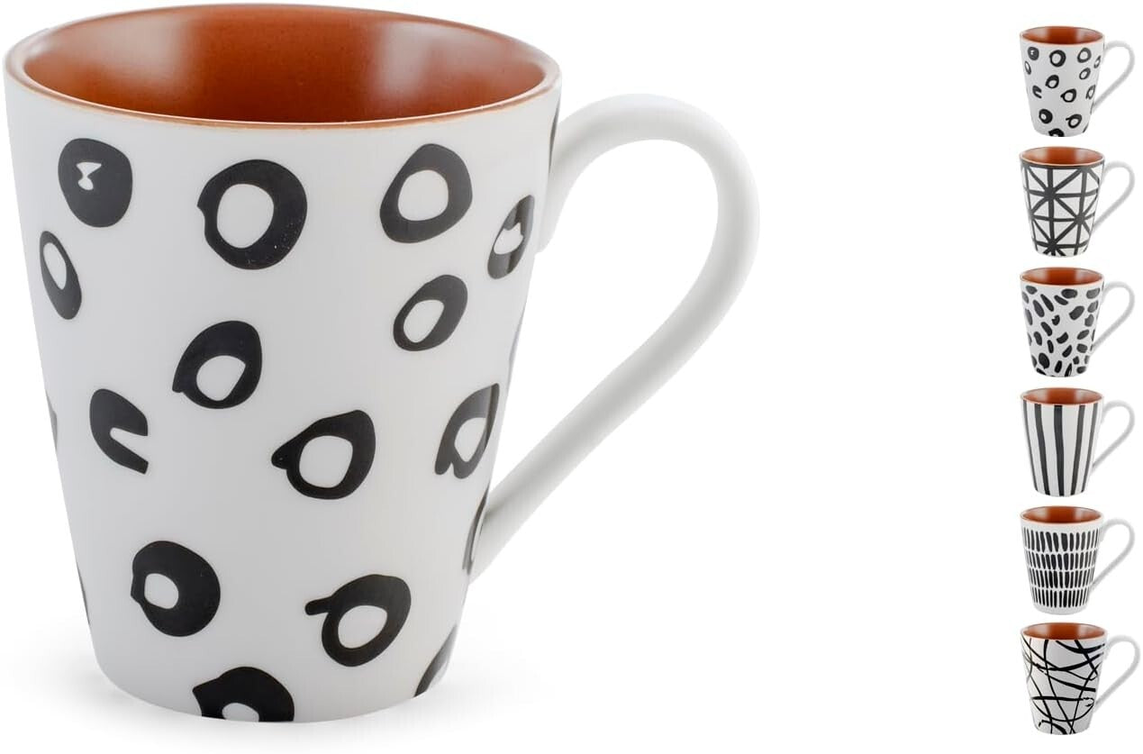 Set 12 mug avana assortite cc350H&H