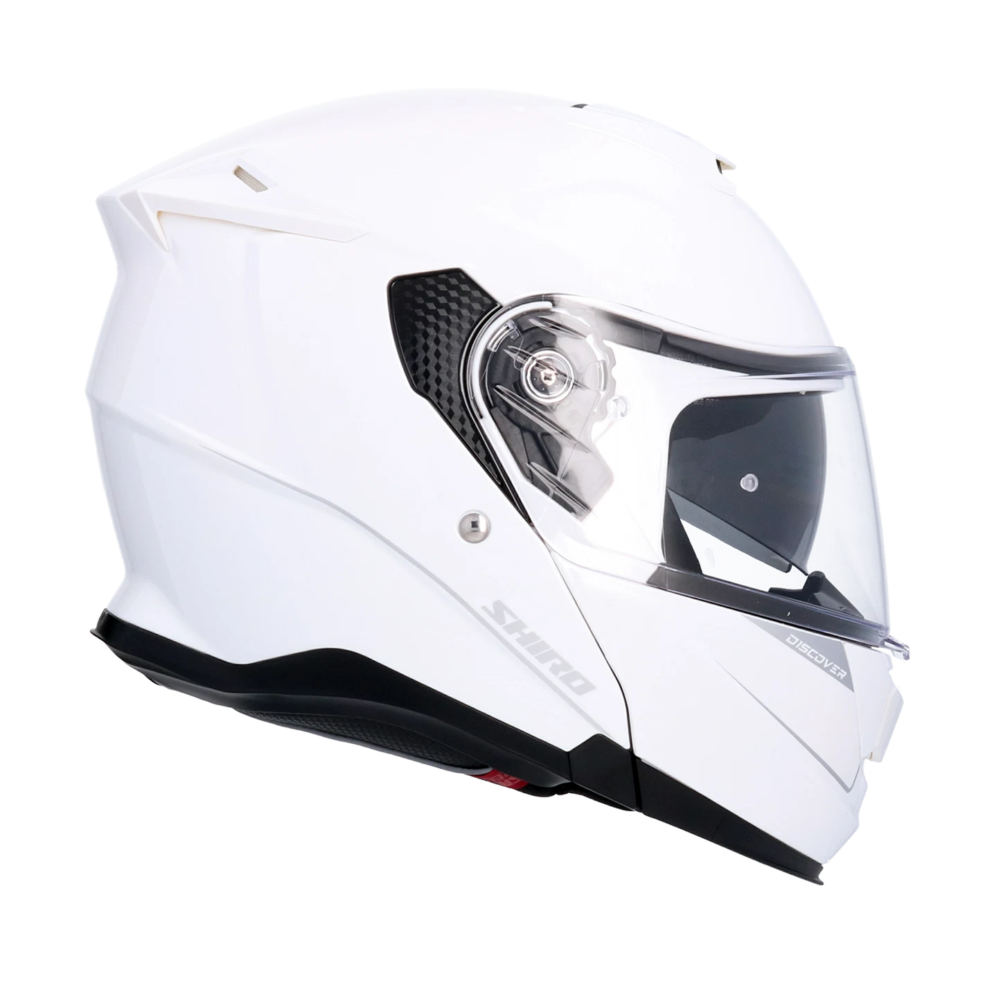 Shiro - Casco modulare Discover bianco perla L