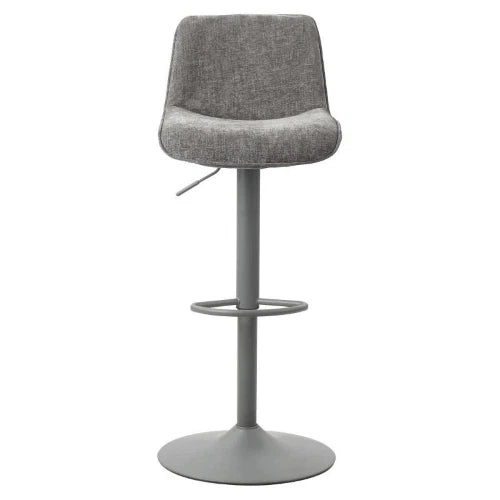 SGABELLO CINDY IN TESSUTO  GRIGIO 50,5X45X88,5-110CM