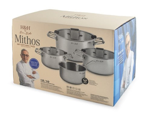 Set Cottura Mithos 7 pezzi - Bruno BarbieriH&H