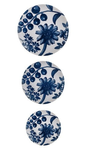 Set 18 piatti grandiflora decorata bluH&H