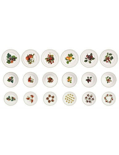 Servizio tavola 18 pz le primizie new bone china