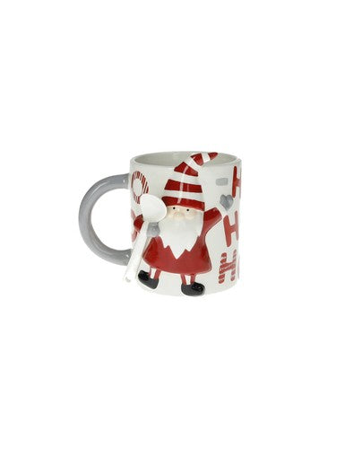 MUG HO-HO-HO SANTA CLAUS C/CUCCHIAINO DOLOMITE