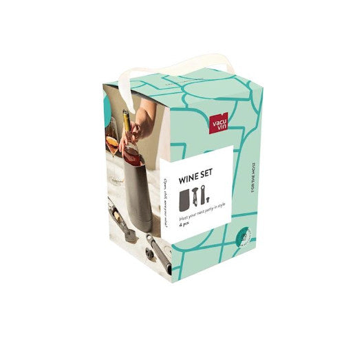 Vacu Vin Set wine host colore antracite