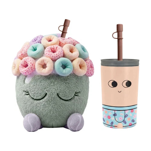 Fuzzie Sunny - Borraccia termica da 360 ml con rivestimento in peluche