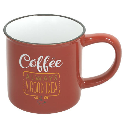 TOGNANA Mug 390 cc Vintage Multicolor Red