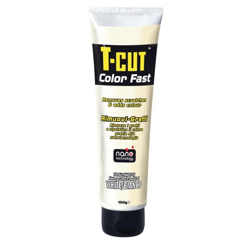 RIMUOVI GRAFFI TUBO 150GR CON CERA BIANCA T-CUT COLOR FAST