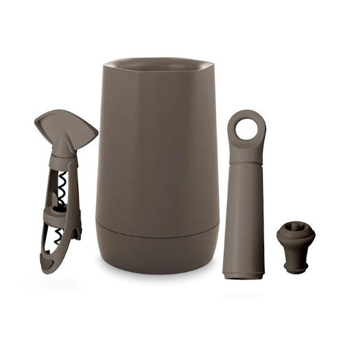 Vacu Vin Set wine host colore antracite