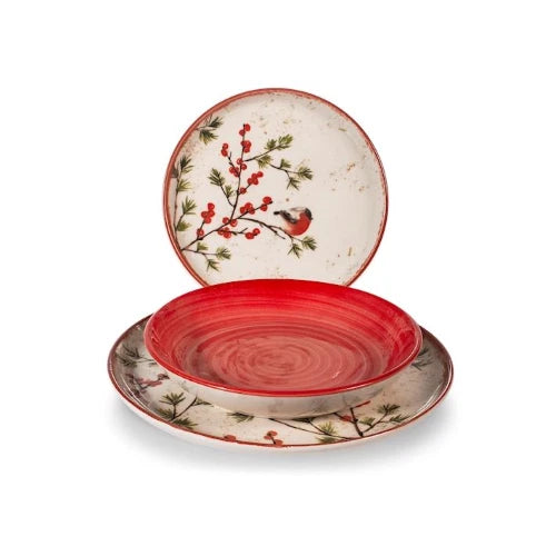 Servizio 18 pezzi tavola Red delightsH&H