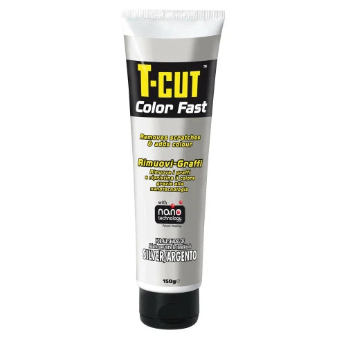 RIMUOVI GRAFFI TUBO 150GR CON CERA ARGENTO T-CUT COLOR FAST
