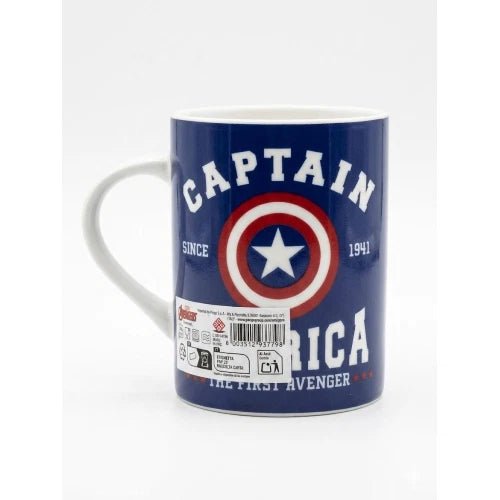 Home in rombo - mug avengers collegiate 330cc captain america
