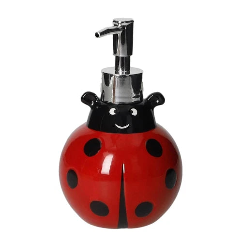 Brandani DISPENSER SAPONE I CUCCIOLI DOLOMITE a forma di coccinella