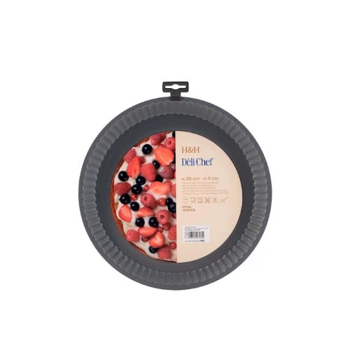 H&H - Stampo Crostata Delì Chef ø 28 cm
