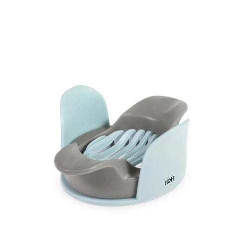 Taglia uova in polipropilene e lama in acciaio inox colore grigio e azzurroH&H