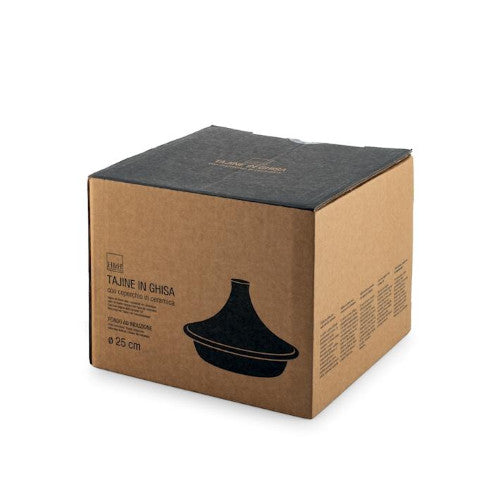 H&H Tajine in ghisa smaltata con coperchio in ceramica - Ø 25 cm, 2 L