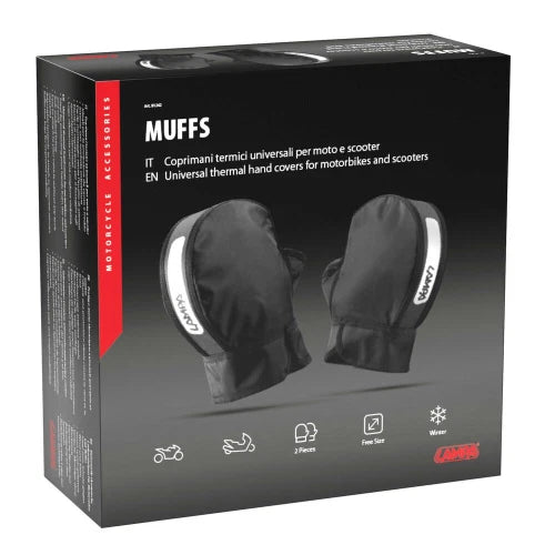 Muffs, coprimani termici universali per moto e scooter