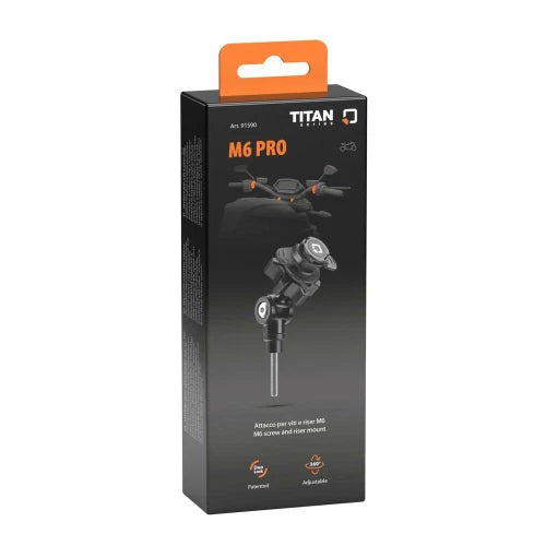 Titan M6 Pro, supporto con attacco per viti e riser M6
