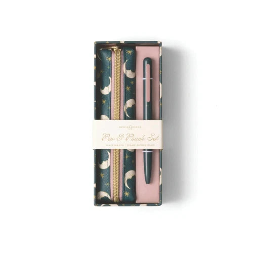 Set penna e astuccio - Teal Moon