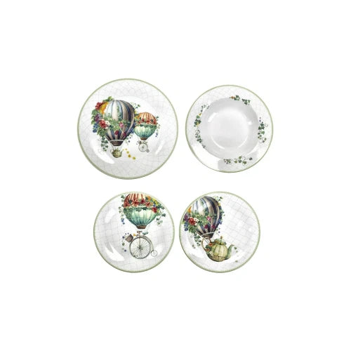Brandani TAVOLA 18 PZ WONDERLAND PORCELLANA