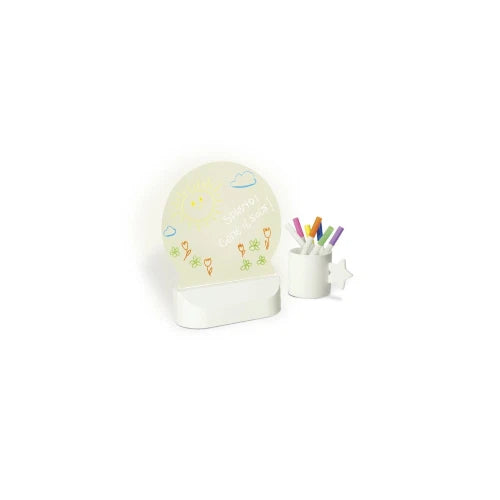 Brandani LAVAGNA MEMO LED ROTONDA USB CON PENNARELLI ABS/ACRILICO