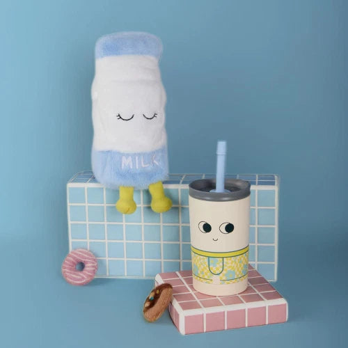 Fuzzie Millie - Borraccia termica da 360 ml con rivestimento in peluche