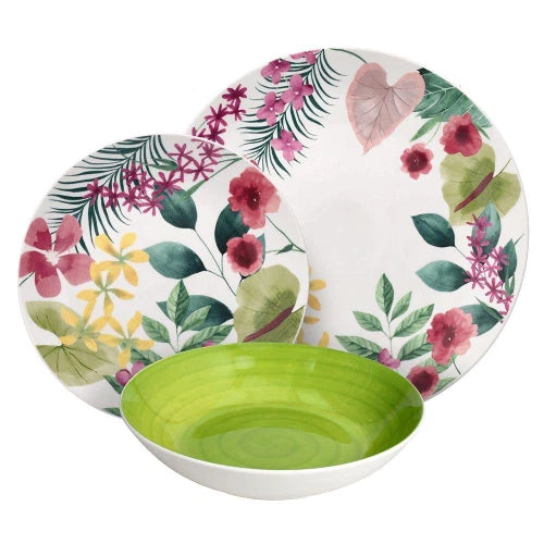 Servizio piatti 18 pezzi Kalima Multicolor
