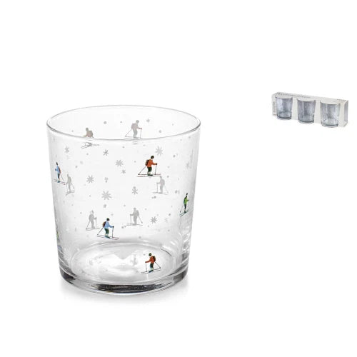 Set 3 Bicchieri Retro Skiers 35 clH&H