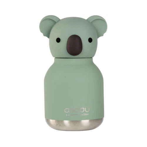 Mini Bestie Koala - Borraccia termica da 200 ml con cannuccia