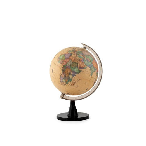 Globo mappamondo girevole con base in plastica 14.5cm